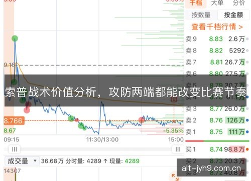 索普战术价值分析，攻防两端都能改变比赛节奏